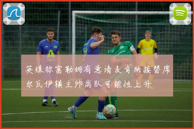 英媒称富勒姆有意请麦肯纳接替席尔瓦伊镇主帅离队可能性上升